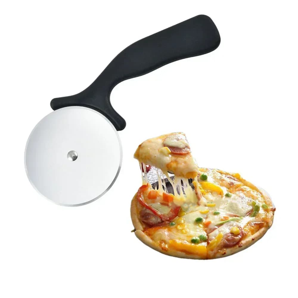 Radełko nóż do pizzy i ciasta ze stali nierdzewnej