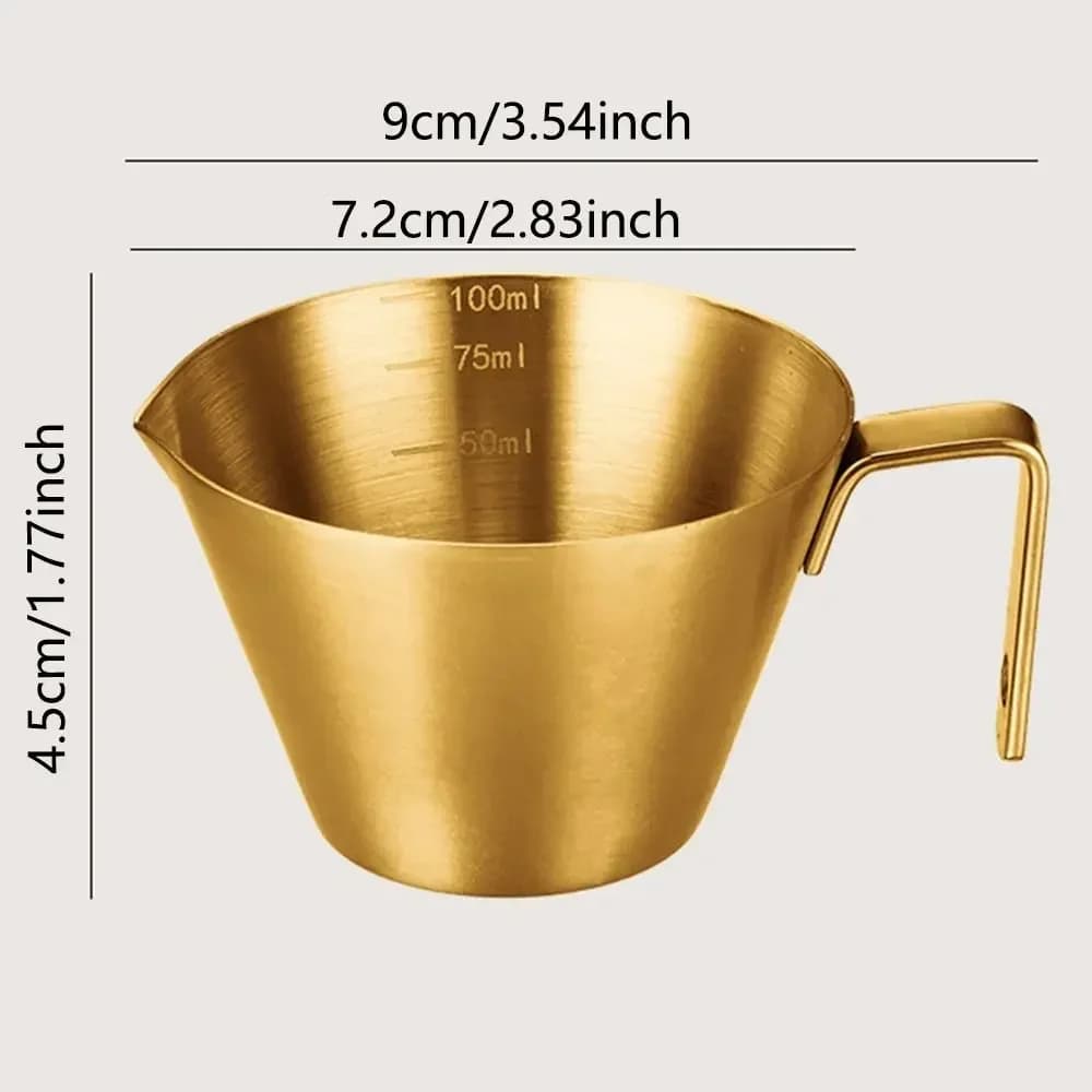 Kubek miarowy do espresso ze stali nierdzewnej 304 ze skalą