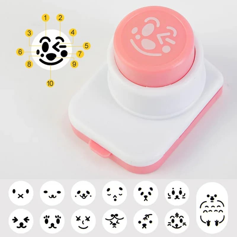 Wykrawacz do nori i foremka do ryżu onigiri - dekoracja bento