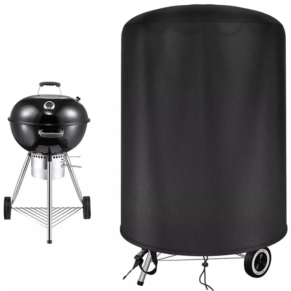 Wodoodporny pokrowiec na grilla okrągłego Raweao do Weber 57 cm, tkanina Oxford