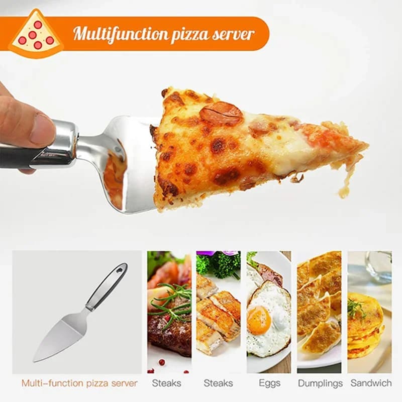Okrągły nóż do pizzy ze stali nierdzewnej – radełko do ciasta