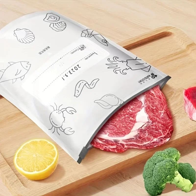 Woreczki z folii aluminiowej do żywności wielokrotnego użytku 10/60 szt.