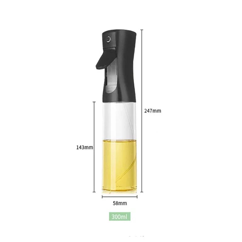 Dozownik z atomizerem do oliwy i oleju 100/200/300/500 ml, spray do frytkownicy beztłuszczowej