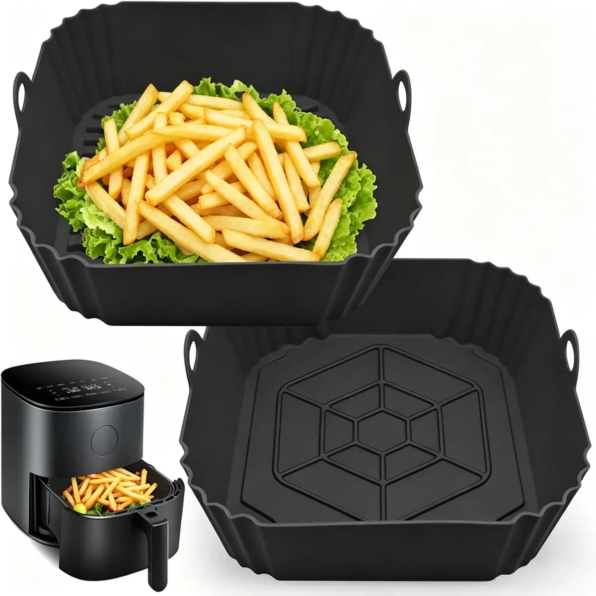Wielorazowa silikonowa forma do frytkownicy beztłuszczowej Air Fryer
