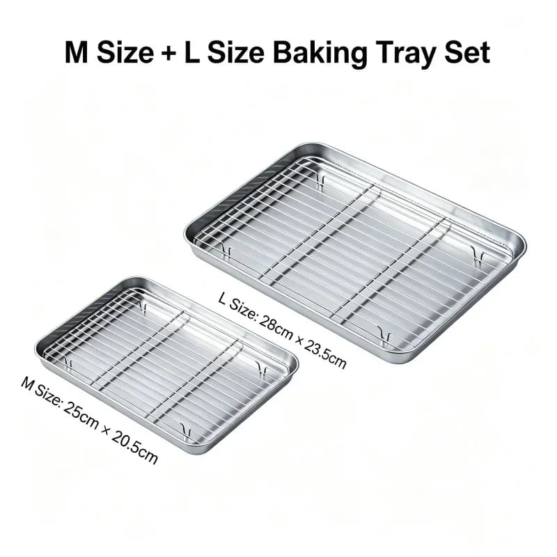 Blacha do pieczenia ze stali nierdzewnej z rusztem