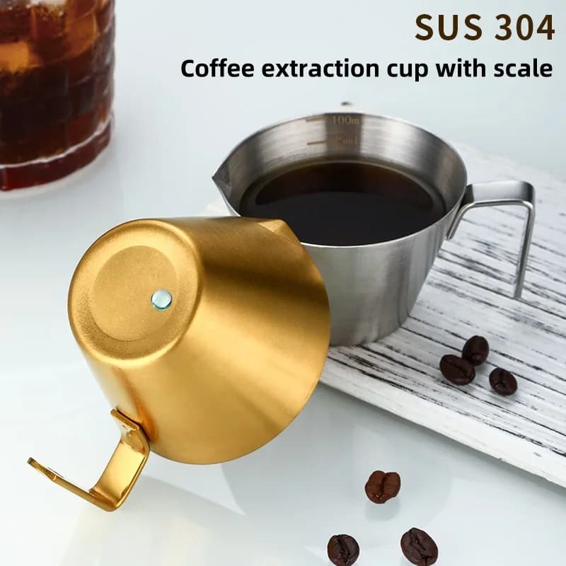 Kubek miarowy do espresso ze stali nierdzewnej 304 ze skalą