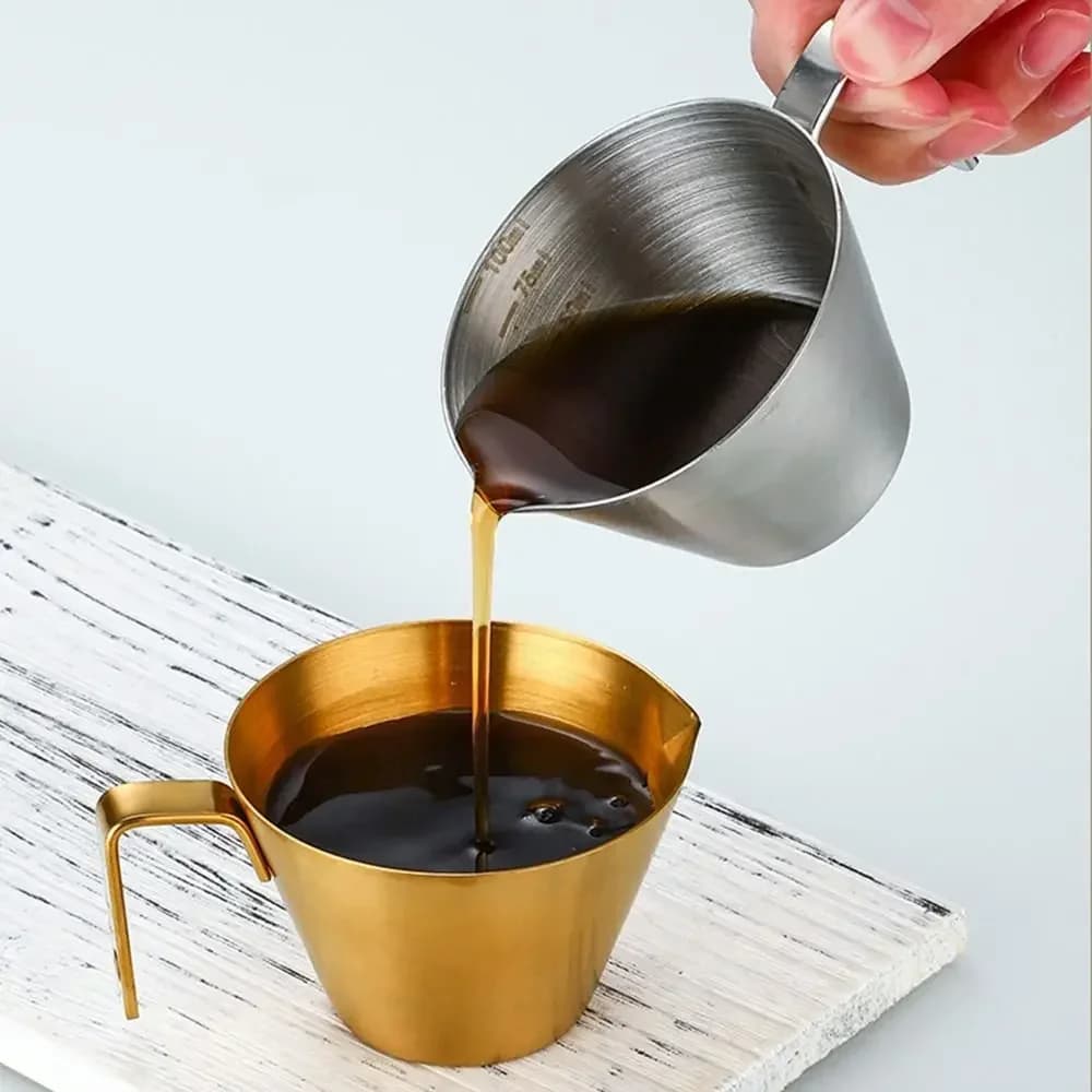 Kubek miarowy do espresso ze stali nierdzewnej 304 ze skalą