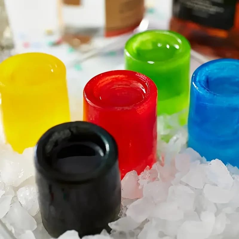 Silikonowa forma do lodu na 4 otwory, do whisky i drinków