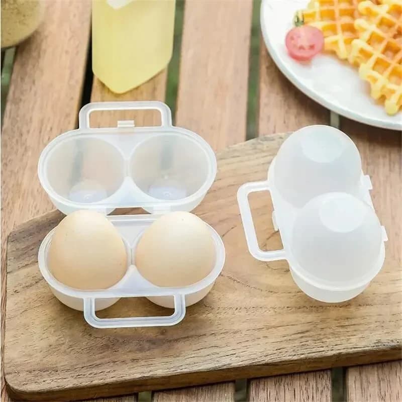 Turystyczny pojemnik ochronny na 2 jajka