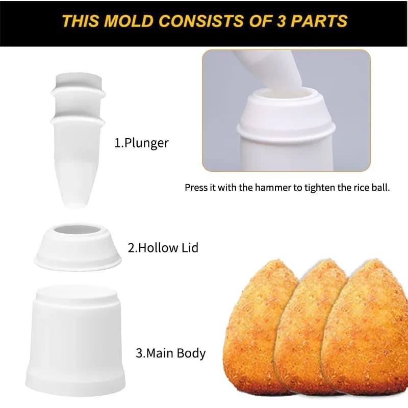 Forma do arancini i kulek ryżowych PGY DIY Sushi Maker