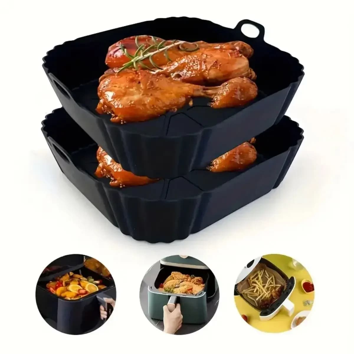 Wielorazowa silikonowa forma do frytkownicy beztłuszczowej Air Fryer