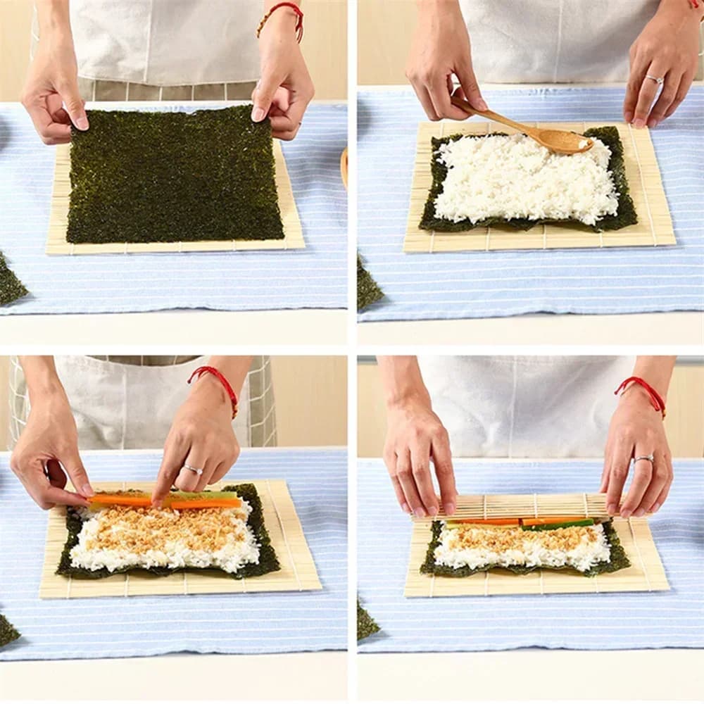 Bambusowa mata do zwijania sushi – nieprzywierająca